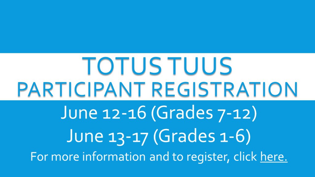 Totus Tuus Participant Registration